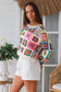 WILLOW COLOURFUL CROCHET PATCHWORK TOP