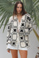 WILLOW CROCHET BUTTON DOWN CARDI IN CREAM WITH BLACK