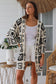 WILLOW CROCHET CARDI IN BLACK AND CREAM