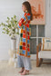WILLOW LONG CROCHET CARDI IN MULTI COLOURS