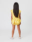 KISSED BY RADICOOL SUNSHINE TIE DYE FRILL TEE