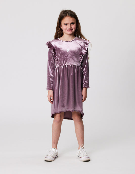 KISSED BY RADICOOL HIGHLIFE DRESS IN MAUVE