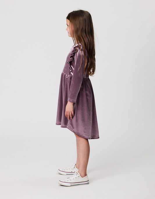 KISSED BY RADICOOL HIGHLIFE DRESS IN MAUVE