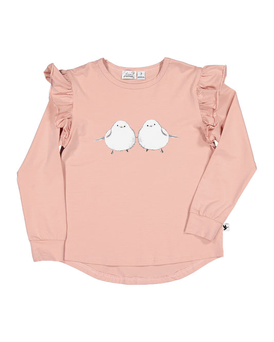 KISSED BY RADICOOL SNOW FAIRY LS FRILL TEE