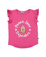 KISSED BY RADICOOL PINK CUPCAKE FRILL TEE