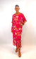 LA STRADA SILK LAYER DRESS IN PINK FLORAL