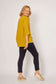 LA STRADA LINEN UNEVEN HEM V-NECK TOP