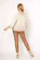 LA STRADA BEIGE COTTON FRILL TOP