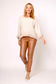 LA STRADA BEIGE COTTON FRILL TOP