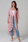 WILLOW CROCHET CARDI IN PINK