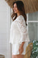 WILLOW MULTI FLOWER CROCHET TOP IN WHITE