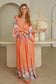 DREAMCATCHER ROSALIE V-NECK MAXI DRESS