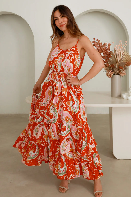 DREAMCATCHER SYLVIE SLIP MAXI DRESS