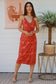 DREAMCATCHER ZOEY SLIP MIDI DRESS
