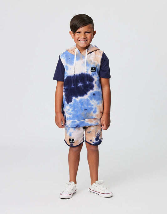 RADICOOL DUDE GALAXY TIE DYE SHORT