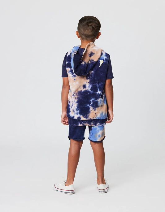 RADICOOL DUDE GALAXY TIE DYE SHORT