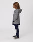 RAD TRIBE HOOD IN NAVY & WHITE  STRIPE