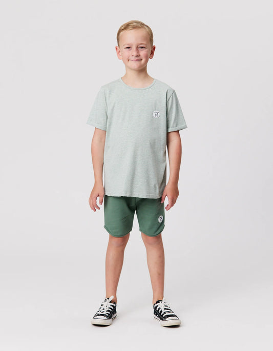 RAD TRIBE TEE IN SAGE MARL