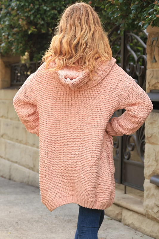 CHARLOTTE PLAIT KNIT CARDI