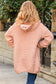 CHARLOTTE BLUSH PLAIT WOOL BLEND CARDI