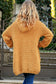 CHARLOTTE MUSTARD PLAIT WOOL BLEND CARDI