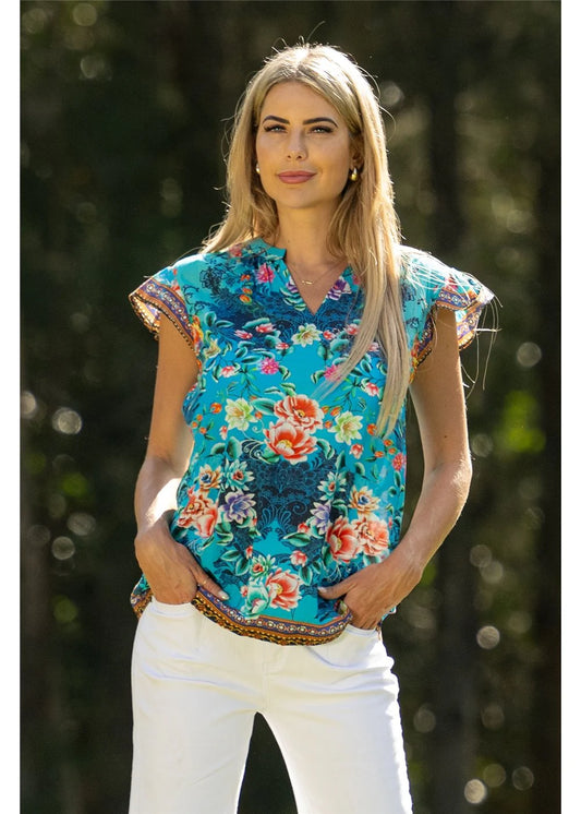 CIENNA LOTUS GARDEN SARAH TOP