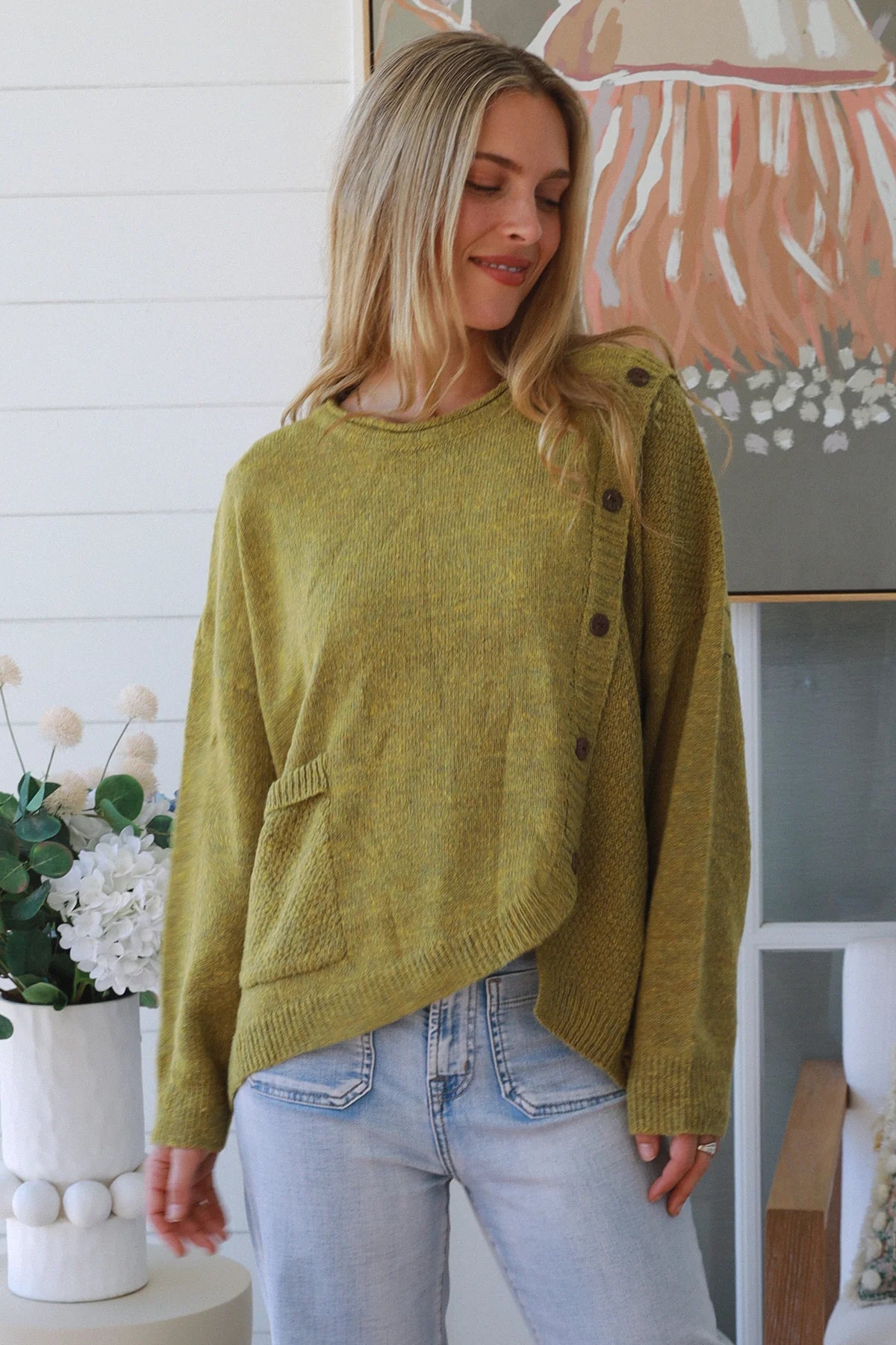 CHARLOTTE KNIT IN MOSS