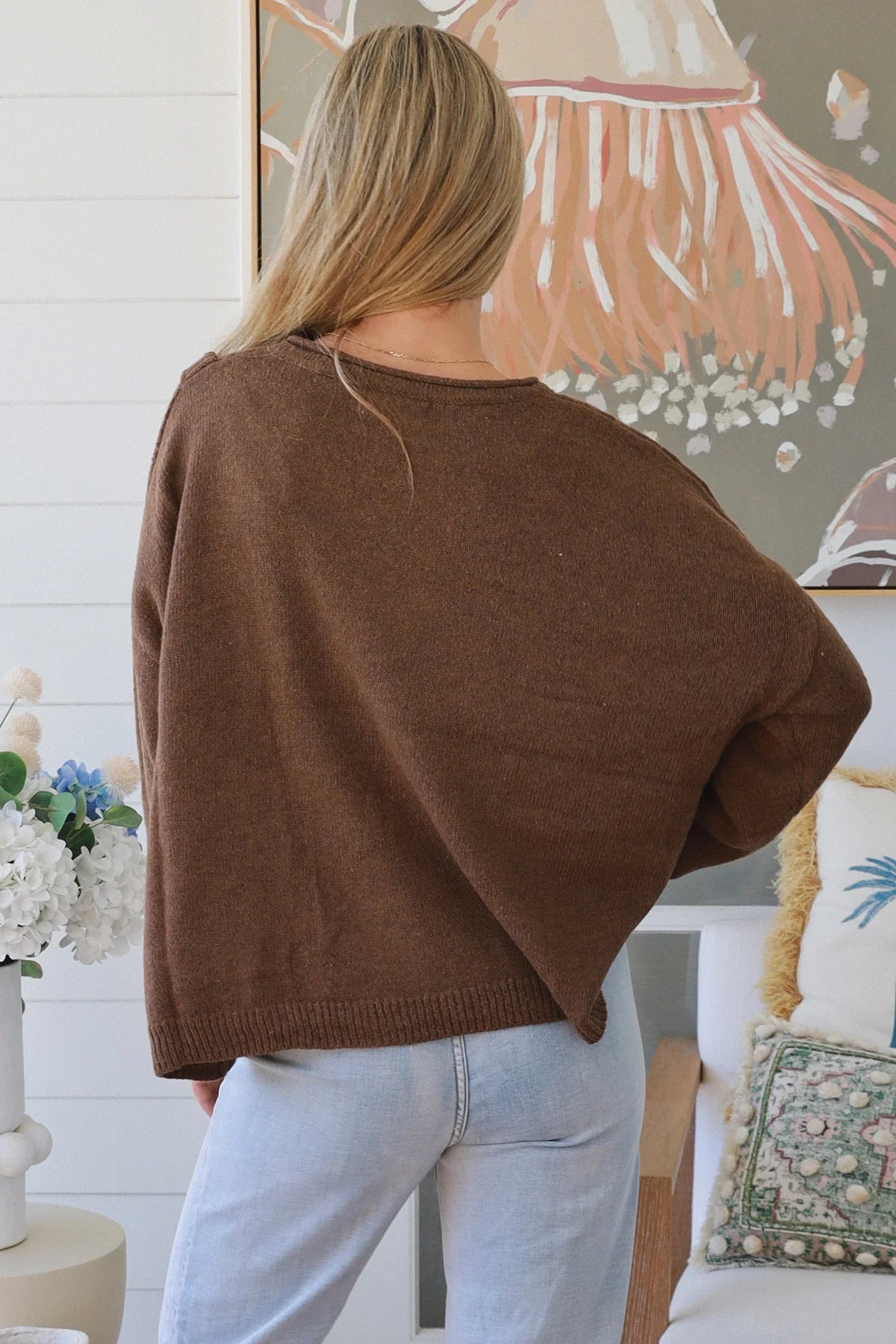 CHARLOTTE KNIT IN BROWN