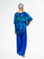 LA STRADA FLORAL SILK LAYER TOP