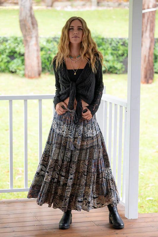 CIENNA STEVIE SKIRT IN BLACK