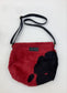 FURMOO RED AND BLACK HIDE HANDBAG