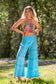 CIENNA TROPEZ PANTS IN TURQUOISE