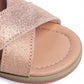 EMU ROSE SANDALS IN ROSE GOLD