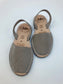 LULU AVARCAS FLAT IN TAUPE LEATHER