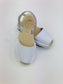 LULU AVARCAS FLATFORM IN WHITE LEATHER